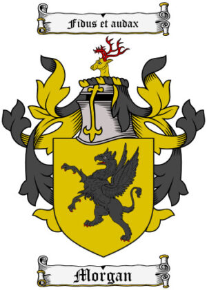 Morgan (Welsh) Ancient Surname Coat of Arms (Family Crest) Image Download