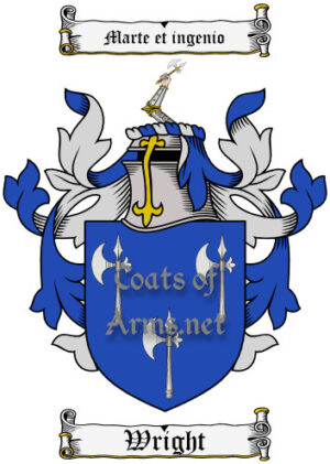 Wright (Scottish) Ancient Surname Coat of Arms (Family Crest) Image Download