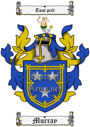 Murray (Scottish) Ancient Surname Coat of Arms (Family Crest) Image Download